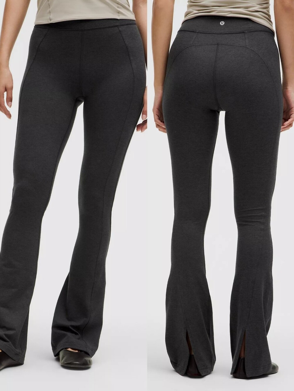 Lululemon Softy Suedey Split Hem High Rise Flare Pants 6
